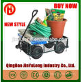 popular heavy load capacity assembled Garden wagon tool cart for Yard Farm Firewood Beach Landscaping
